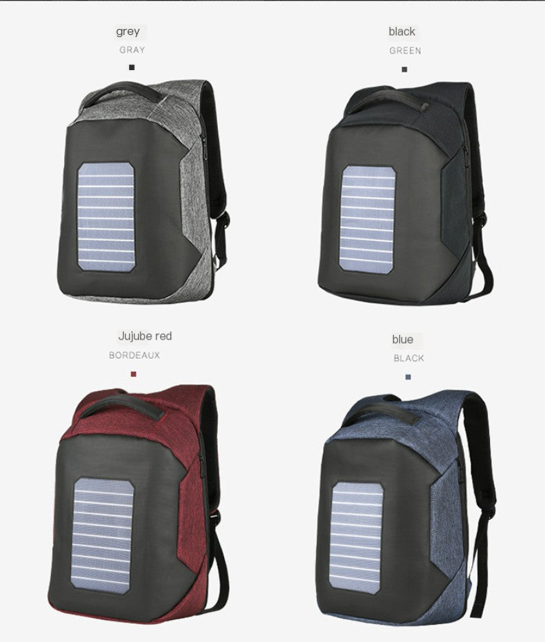 Solar USB Charging Backpack for Outdoor Activities - Travalto