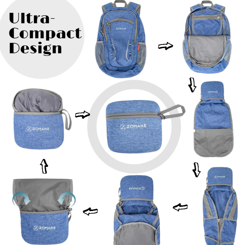 25L Ultra Lightweight Foldable Backpack - Travalto