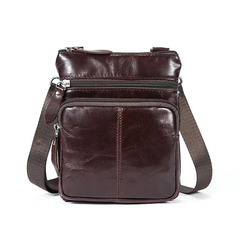 Vintage Genuine Leather Crossbody Bag - Travalto