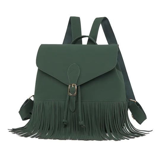 Retro Fringed Mini Backpack - Travalto