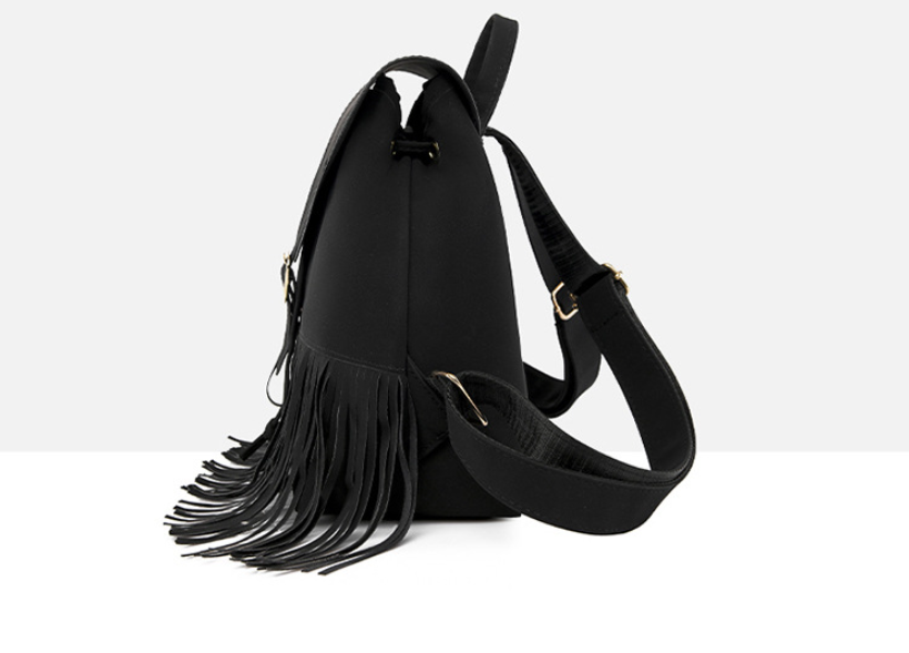 Retro Fringed Mini Backpack - Travalto