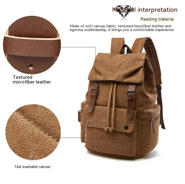 Trailproof Canvas Backpack - Travalto