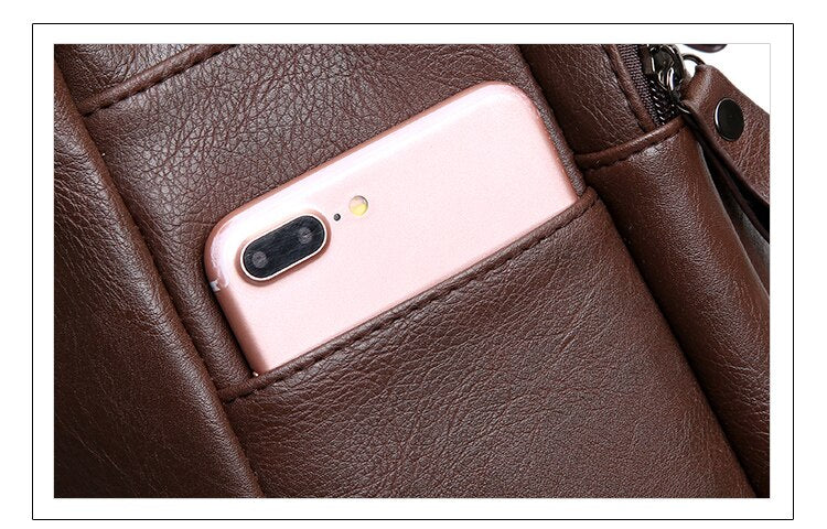 All-Weather Leather Backpack - Travalto