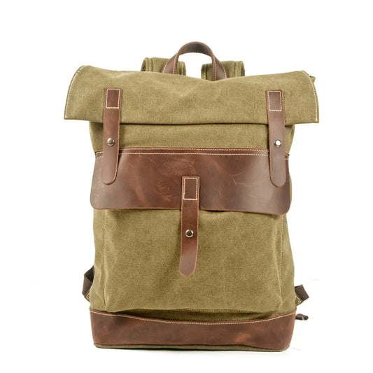 Military Canvas Backpack for Outdoor Travel - Travalto