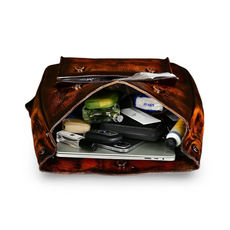 Vintage Cowhide Explorer Backpack - Travalto