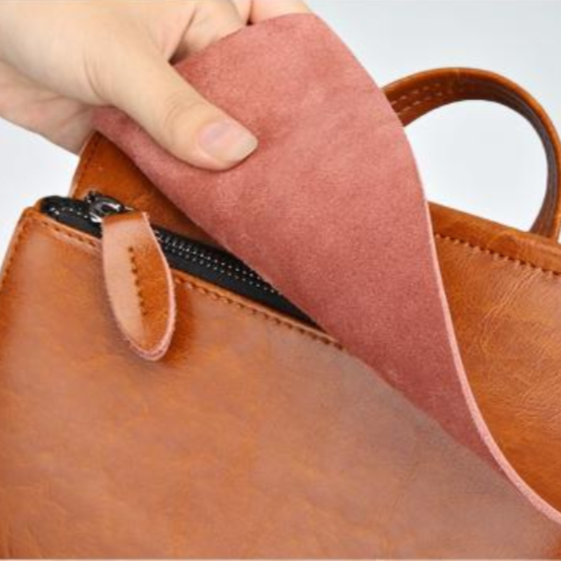 Versatile Genuine Leather Backpack - Travalto