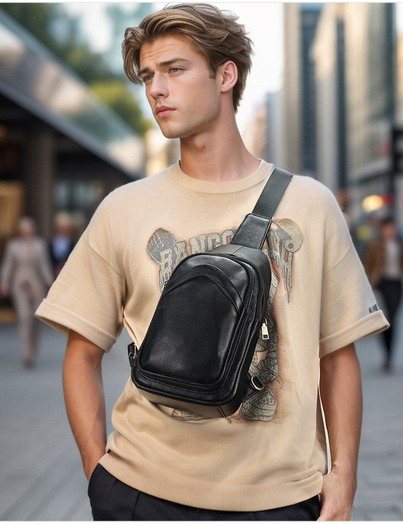 Urban Leather Sling Bag - Travalto
