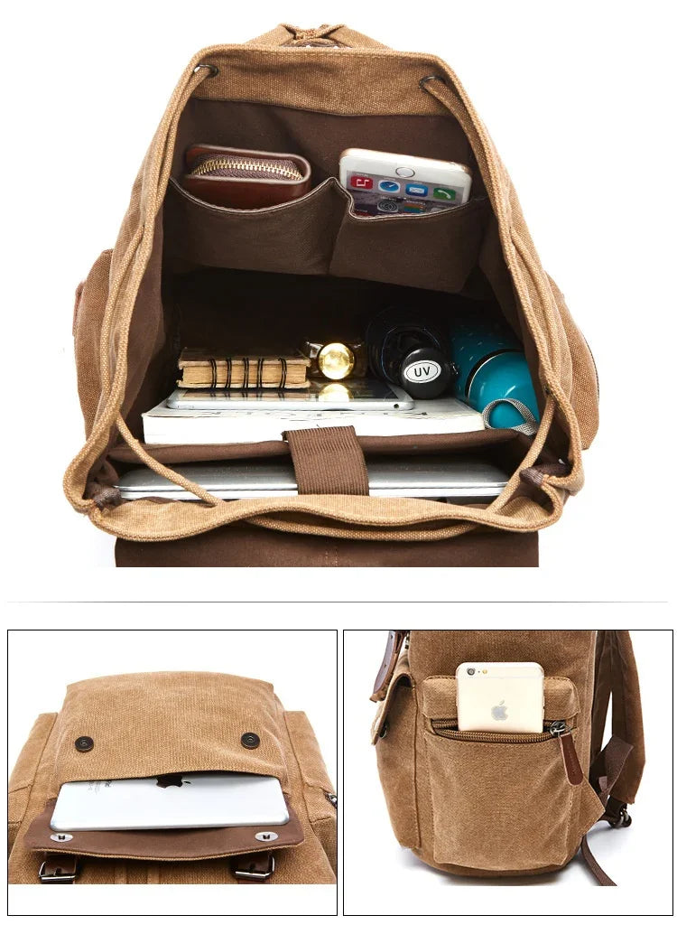 Trailproof Canvas Backpack - Travalto