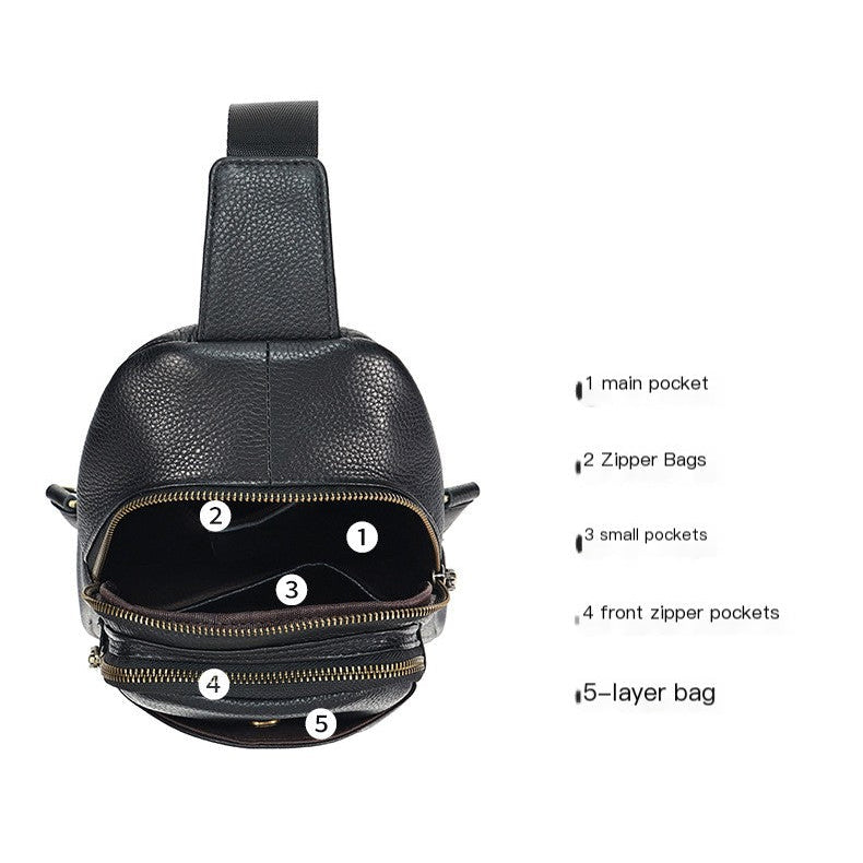 Urban Leather Sling Bag - Travalto