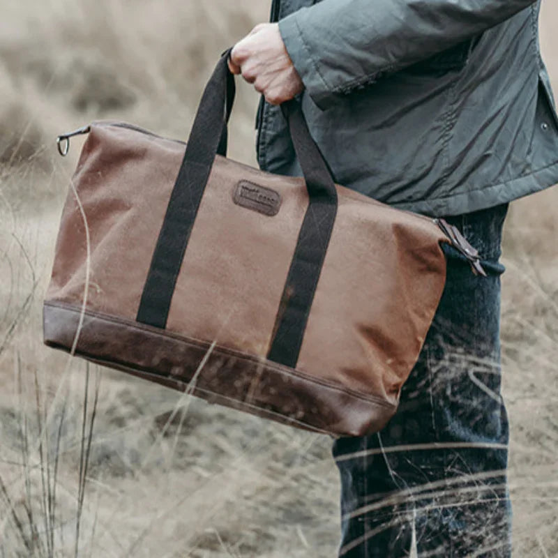 Vintage Canvas Weekender Bag - Travalto