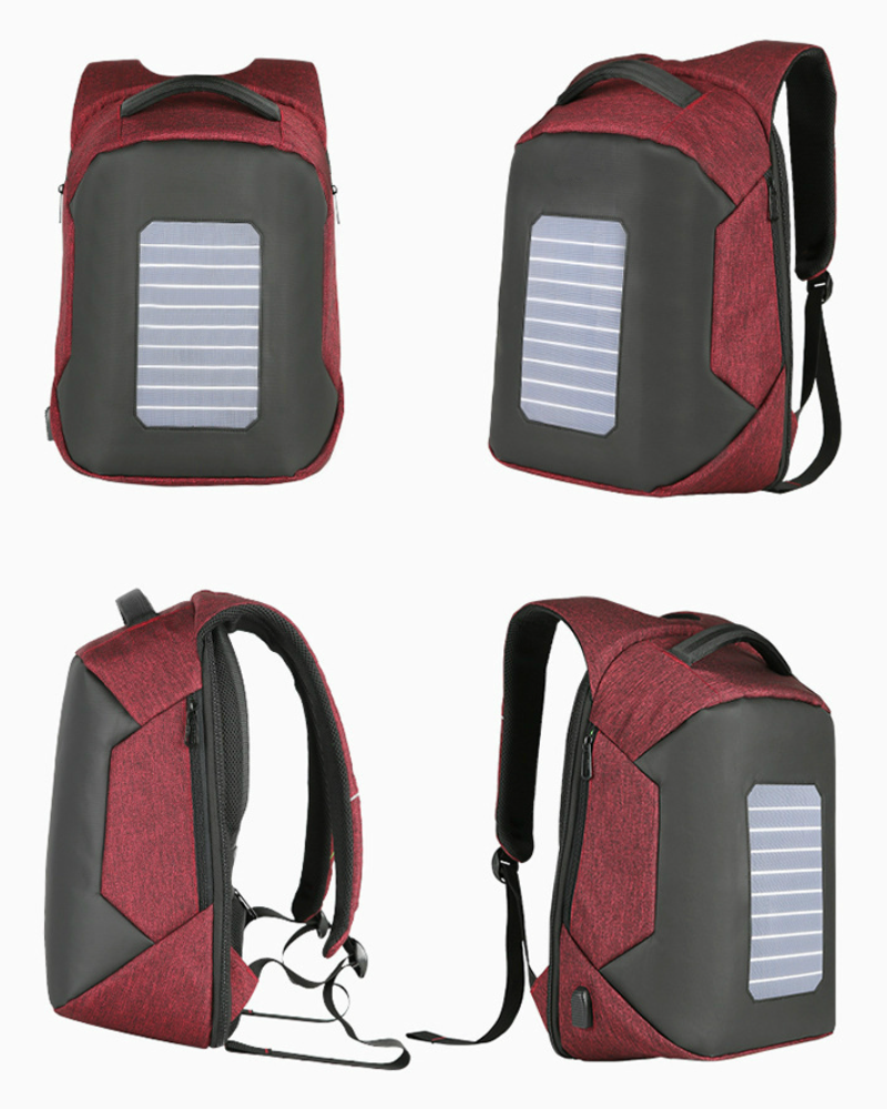 Solar USB Charging Backpack for Outdoor Activities - Travalto