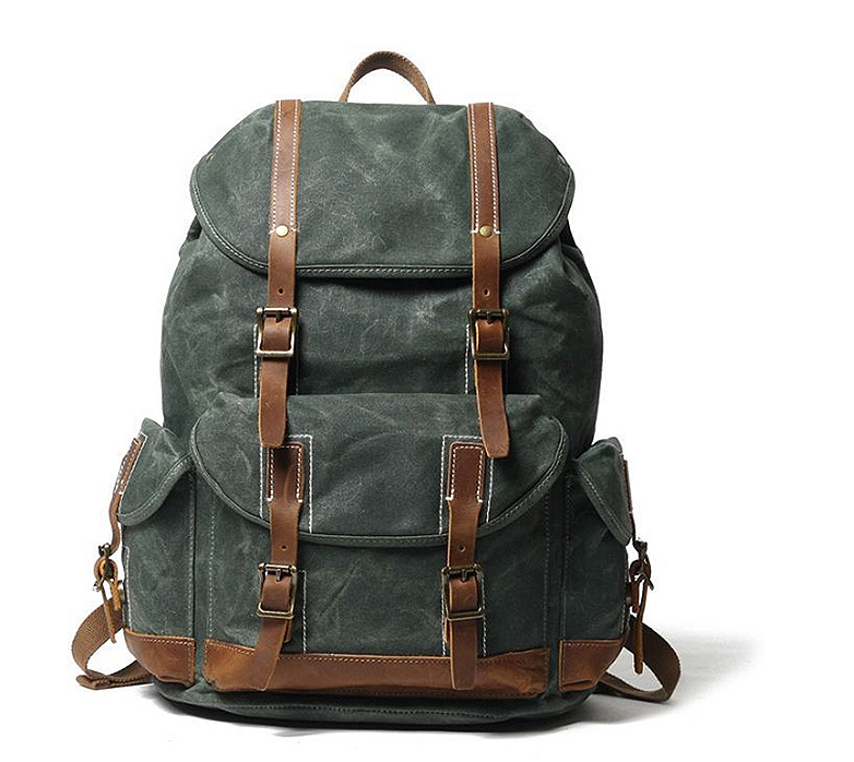 Waterproof Canvas Backpack - Travalto