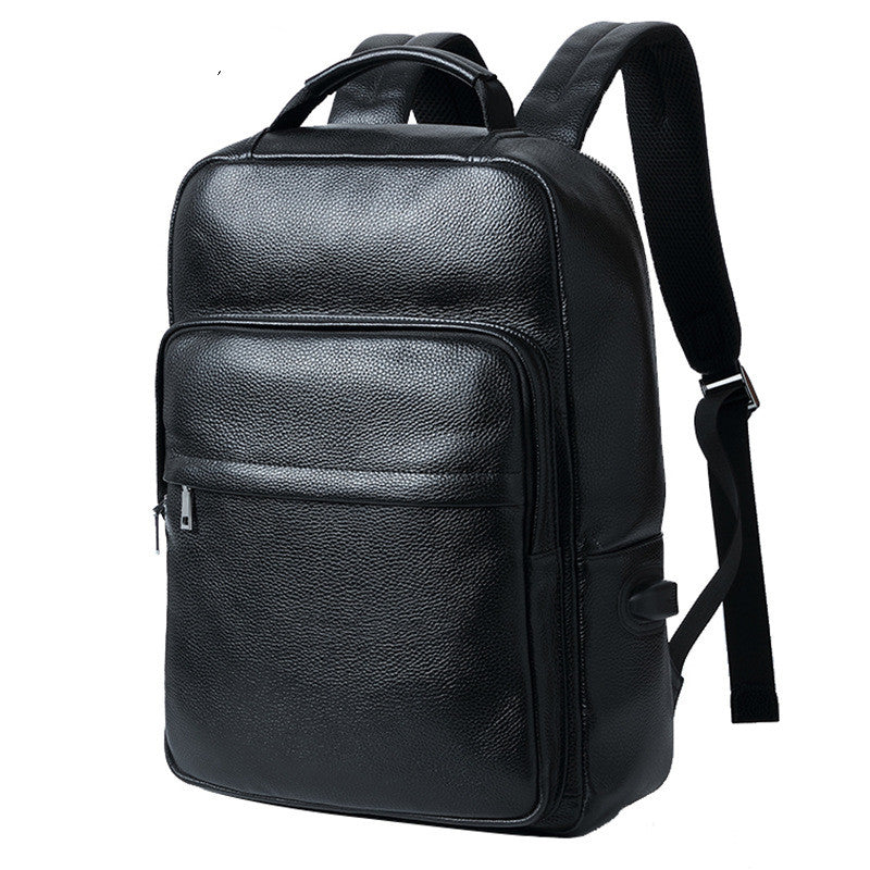 Refined Leather Business Backpack - Travalto