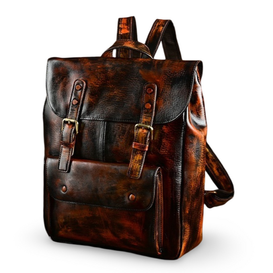 Vintage Cowhide Explorer Backpack - Travalto