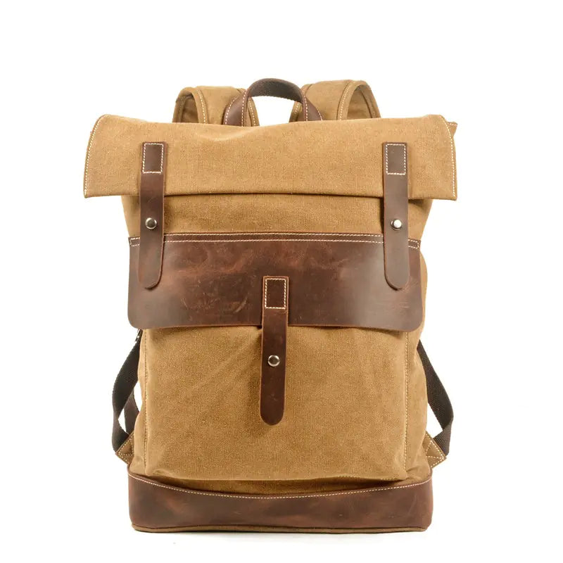 Military Canvas Backpack for Outdoor Travel - Travalto