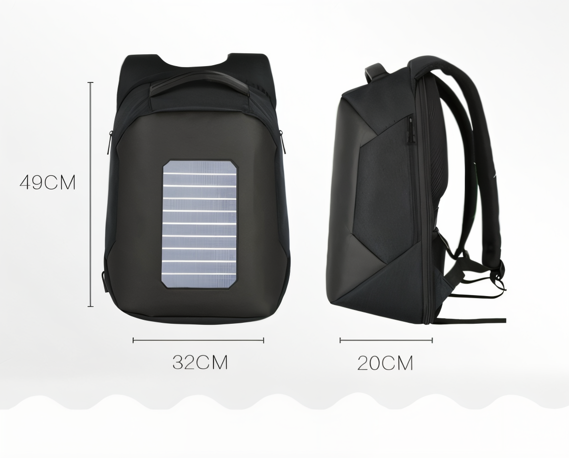 Solar USB Charging Backpack for Outdoor Activities - Travalto