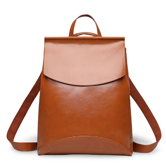 Versatile Genuine Leather Backpack - Travalto