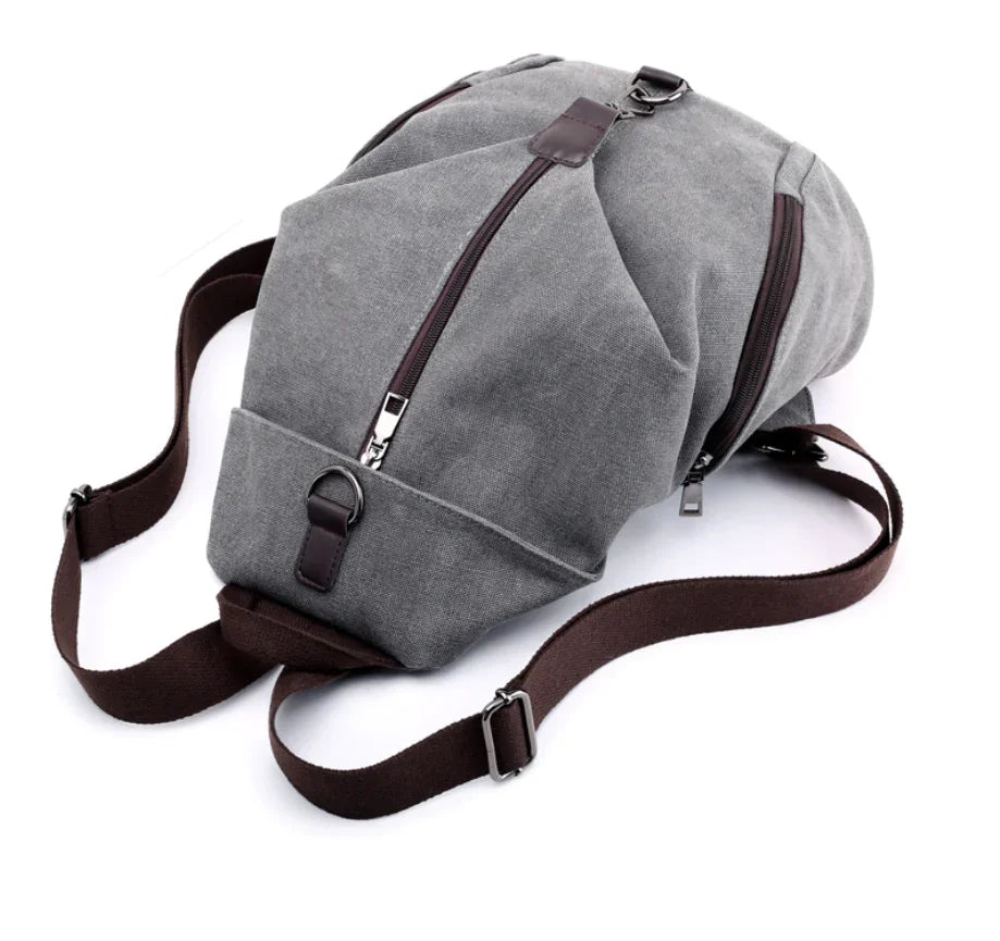 Casual Chic Canvas Backpack - Travalto