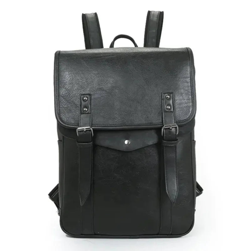 Vintage PU Leather Backpack - Travalto