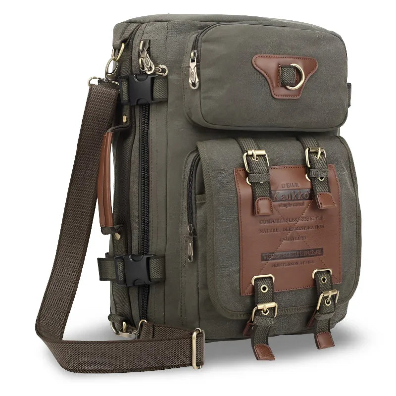 Explorer Canvas Backpack – 20–35L - Travalto