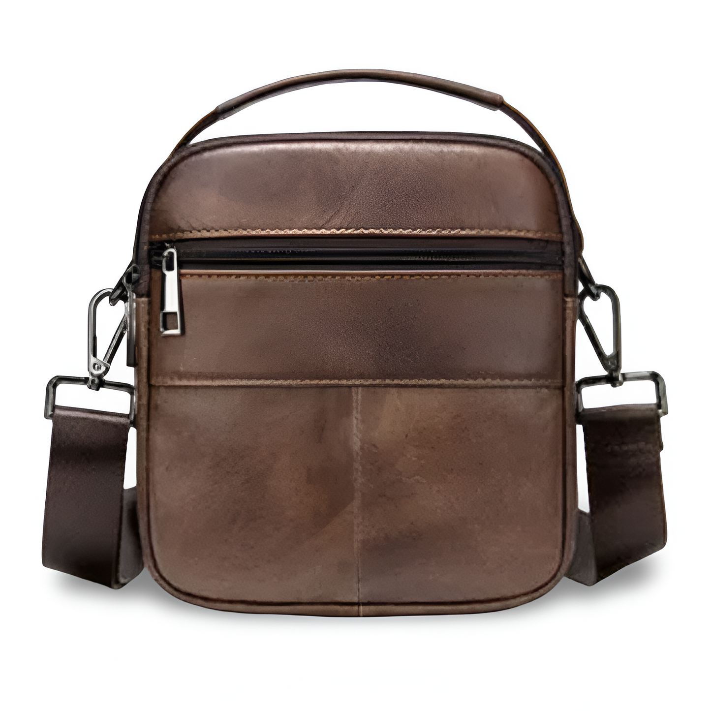 Classic Cowhide Crossbody Shoulder Bag - Travalto