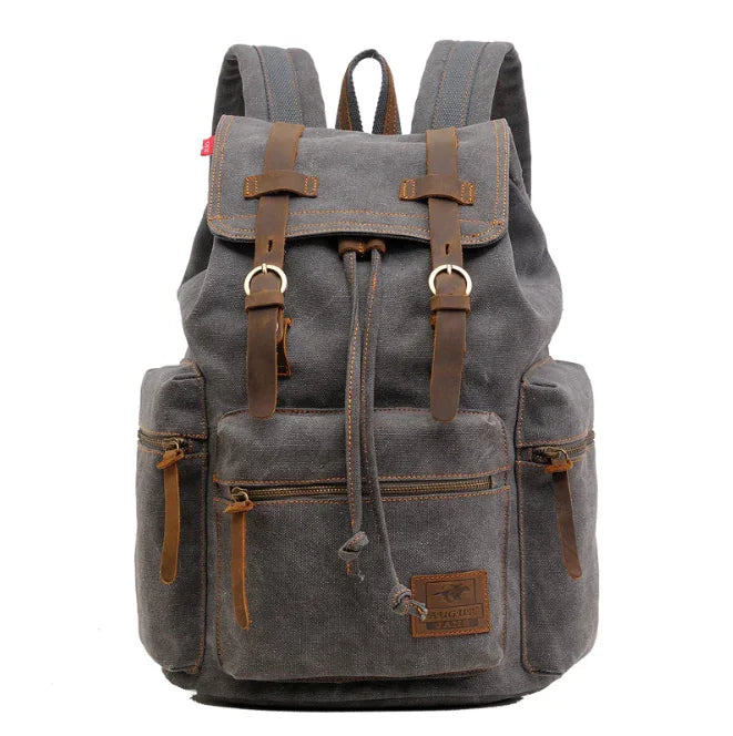 Heritage Canvas Laptop Backpack - Travalto
