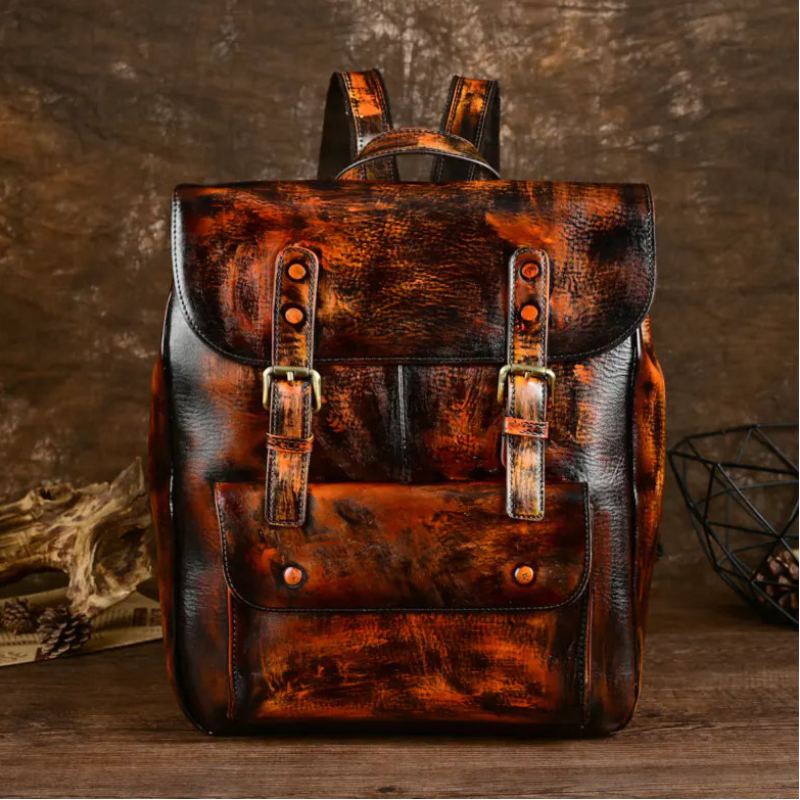 Vintage Cowhide Explorer Backpack - Travalto