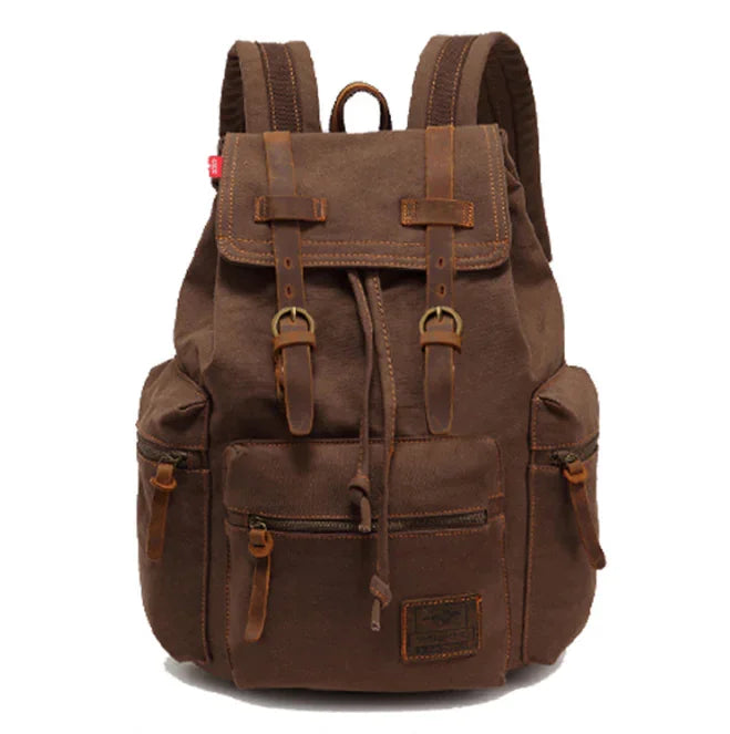 Heritage Canvas Laptop Backpack - Travalto