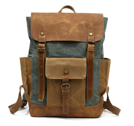 Military Canvas Backpack for Outdoor Travel - Travalto