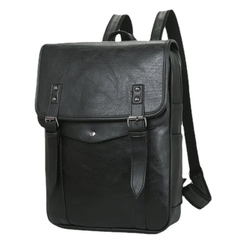 Vintage PU Leather Backpack - Travalto