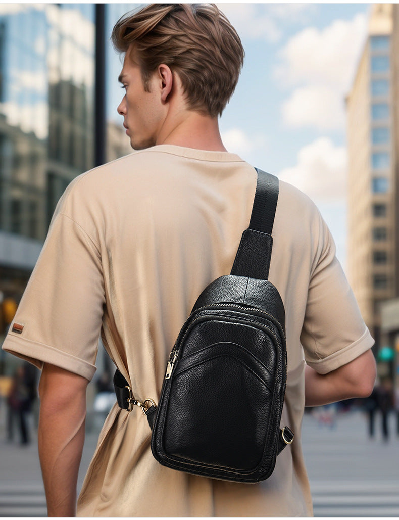 Urban Leather Sling Bag - Travalto