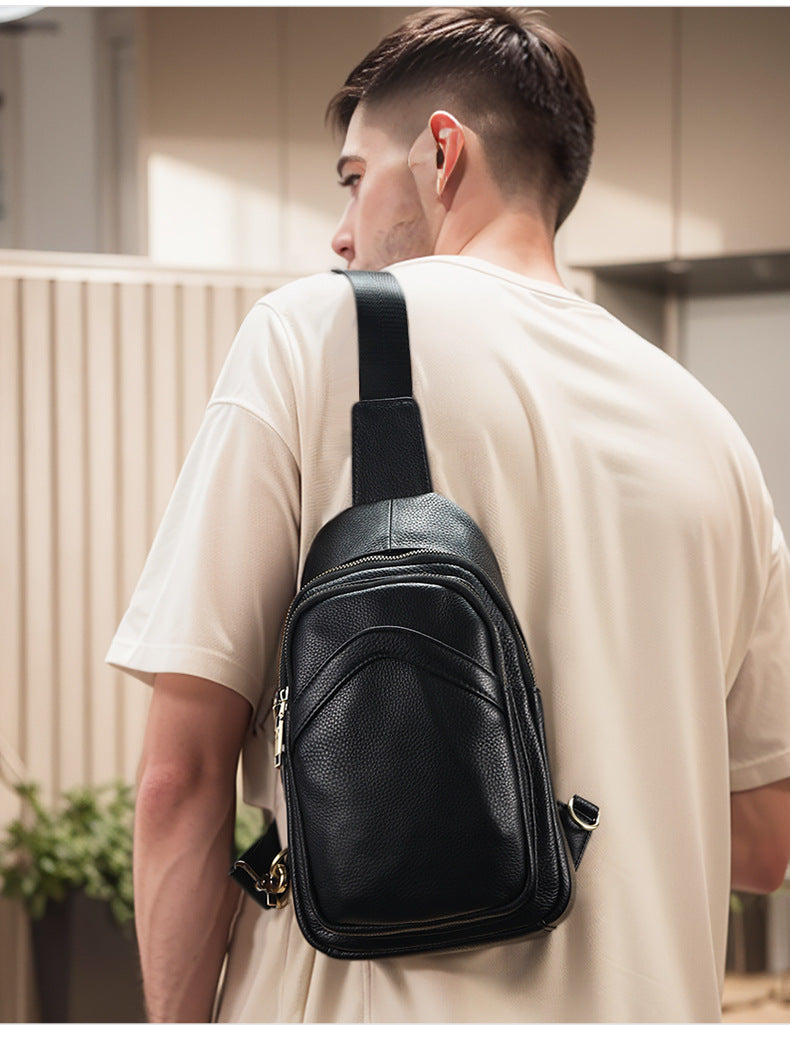 Urban Leather Sling Bag - Travalto