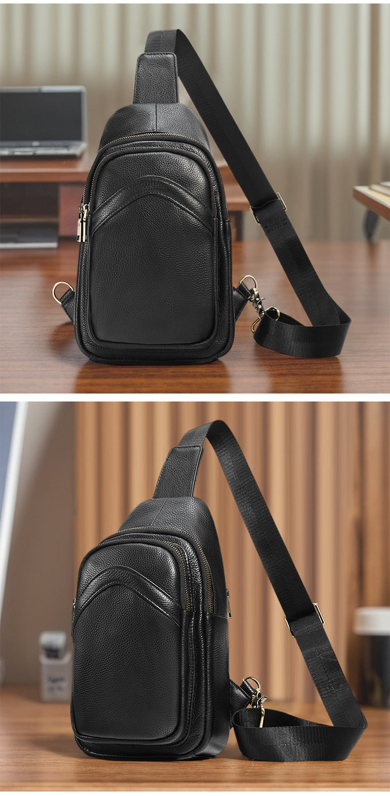 Urban Leather Sling Bag - Travalto
