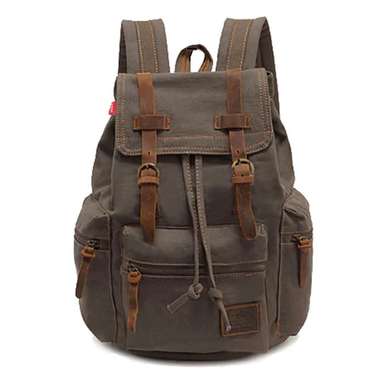 Heritage Canvas Laptop Backpack - Travalto