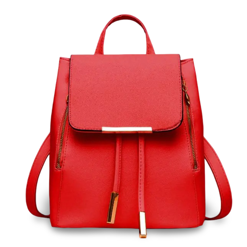 Chic PU Leather Backpack - Travalto