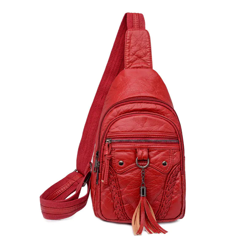 Women's PU Sling Bag - Travalto