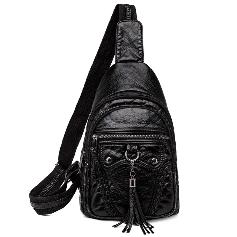 Women's PU Sling Bag - Travalto