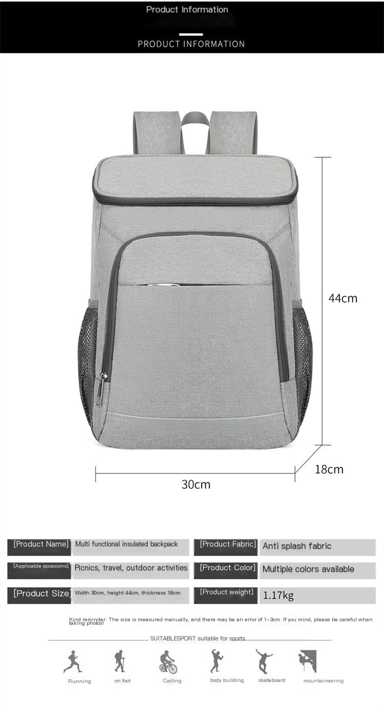 Outdoor Thick Insulated Backpack - Travalto