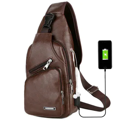 USB Charging Crossbody Bag in Three Colors - Travalto