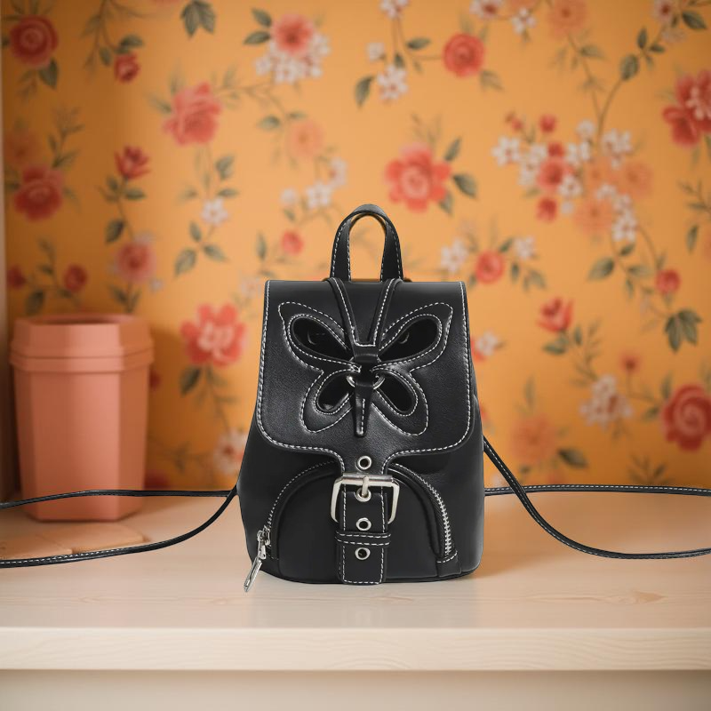 Retro Butterfly Mini Backpack - Travalto