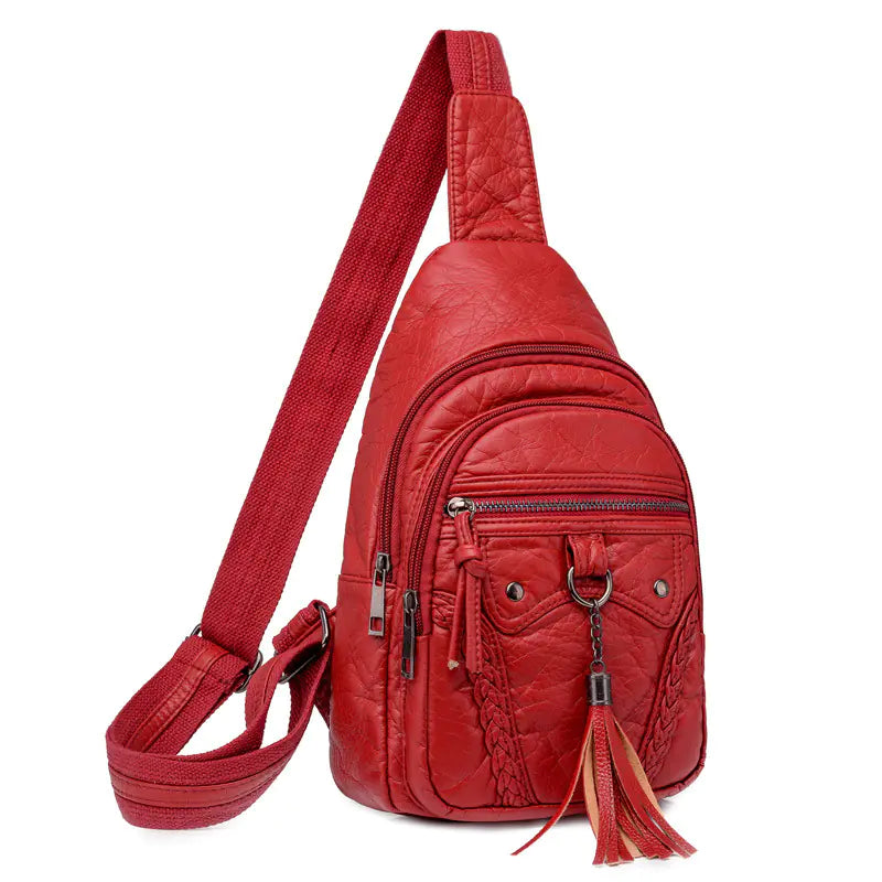 Women's PU Sling Bag - Travalto