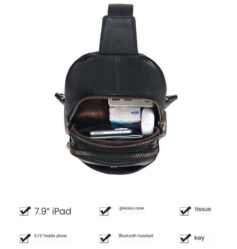 Urban Leather Sling Bag - Travalto