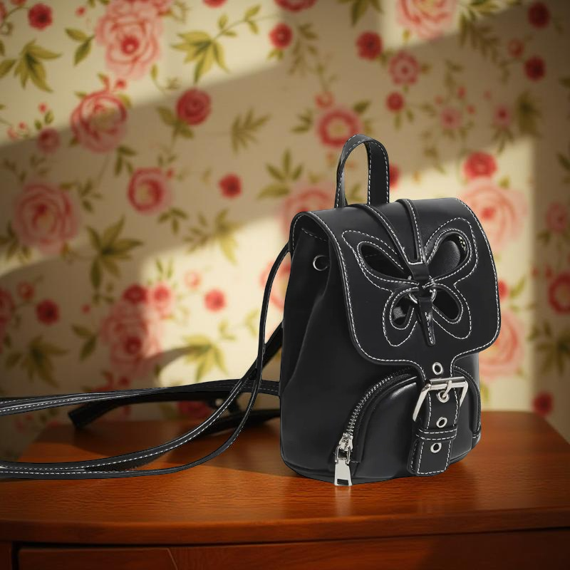 Retro Butterfly Mini Backpack - Travalto
