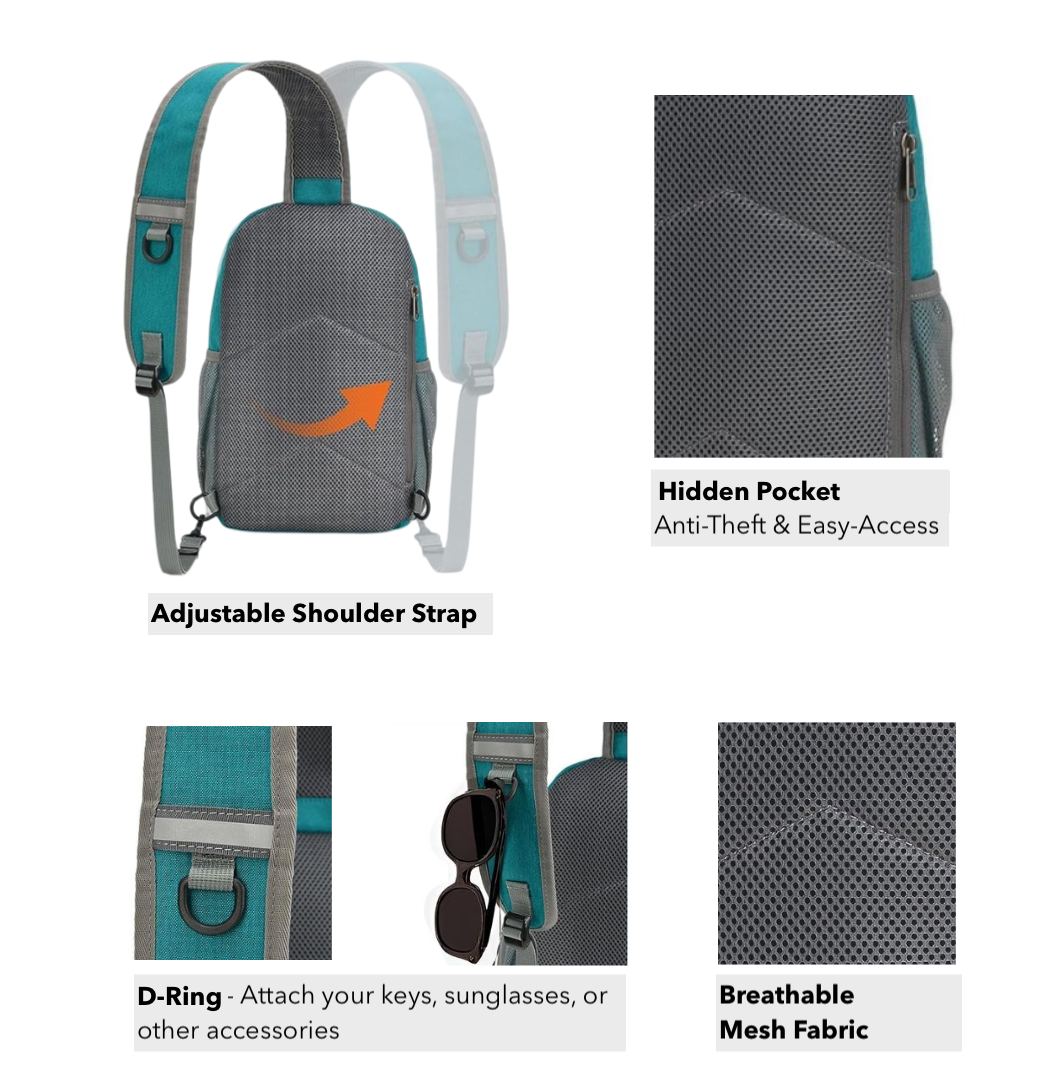 10L Packable Crossbody Pack - Travalto